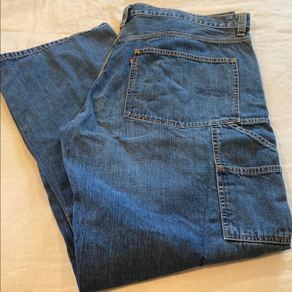 Levi's Blue Relaxed Fit Jeans with Durable Denim